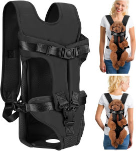 Teeker Pet Dog Carrier Bag for Motorcycle Front Bag Puppy Carrier Outdoor Backpack Affordable Carrier Bag Durable Washable Dogs accessories