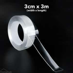 SG Nano Grip Tape Reusable Removable Washable Double Sided Sticky Strips Seamless Traceless Tape Adhesive Kitchen Holder