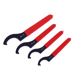 XHLXH 45-52มม. 45-48hrc ประแจแคลมป์ เครื่องมือมือ CNC ประแจรูปพระจันทร์เสี้ยว ที่จับกันลื่น ประแจขันน๊อต สำหรับน็อตกลม ประแจประเภท C ตะขอประแจเกี่ยว