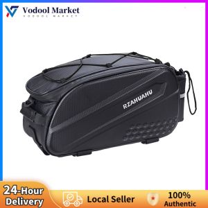 【Vodool】 Universal Bicycle Trunk Bag Large Capacity Cycling Saddle Luggage Carrier Tail Seat Pack Bicycle Parts