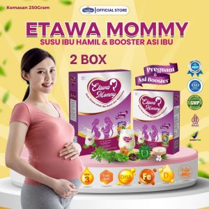 Etawamommy susu ibu hamil dan Booster ASI Ibu menyusui paket 2 Box kemasan 250gram