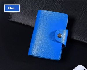 Dompet Tempat Penyimpanan Kartu Nama ATM Kredit Card Bahan Kulit Tebal 24 Slot Kartu Import Impor Uang Duit Lucu Kecil Murah Panjang Travel Organizer Dompet Lipat Card Holder Mini Gratis Ongkir Bisa COD
