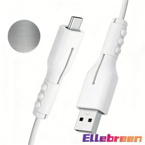 Ellebreen Soft Silicone Charger Protector/Cable Protector Data Line Cord Protector Magnetic Cable Protector