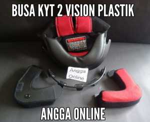 Busa Helm KYT 2 Vision Plastik Busa Helm KYT 2Vision Kancing Plastik + Kaca Helm KYT 2 Vision Kaca Helm KYT 2Vision