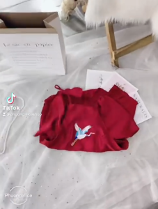 Set Bộ Lụa Yếm Thêu Hạc Set Yếm Dây Lụa Satin Mặc Nhà From Dưới 58 Kg