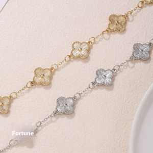 Vòng Tay Cỏ Ba Lá bốn lá dài thanh lịch Ya zhou cho nữ trang sức hoa thời trang