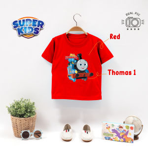 Kaos Anak Thomas and friends Usia 1-5 tahun bahan cotton Premium