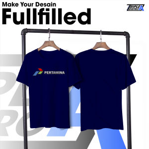 Kaos Pertamina Logo Kaos Perusahaan by Triple A Distro
