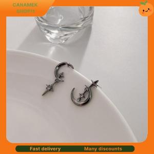 ❣️❣️❣️ Crystal Earrings Star Moon Design Pendant Eardrop For Women Stud Trendy Dangle Earrings