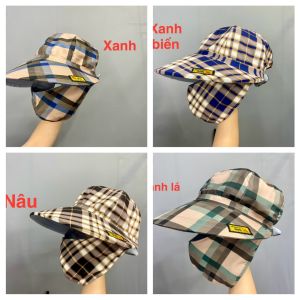 Nón chống nắng -Nón chống nắng kèm Khẩu Trang Che Kín mặt mũ vành to Chống Tia UV Cực Tốt