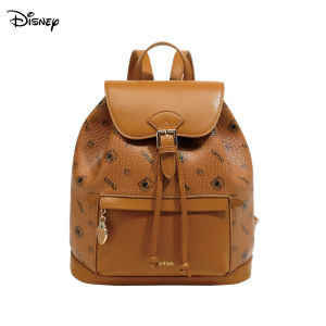 Disney chính thức Ba lô hình phim hoạt hình màu đen nhẹ và Ba lô du lịch bền Preppy cặp đi học các mặt hàng hợp thời trang của cặp đôi
