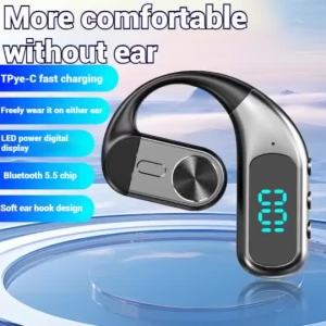 Tai nghe không dây K1 Bluetooth 5.5 Tai nghe với Mic Đơn trong tai Thể thao không thấm nước TWS