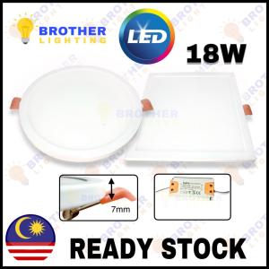 LED Downlight 6" 18W Celling Panel Downlight Thick Design Lamp/Lampu Siling with Driver [Daylight/Warm White]