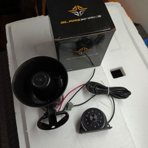 12V-24V 8 Tones Blarewares Backhorn with Selector Knob for All motorcycle Car Truck Bus Ebikes