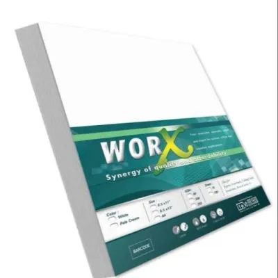 Specialty Paper Worx Paper Certificate Paper Laid Paper Board Thick 200 GSM / Thin 90 GSM Short / Long / A4 Color White / Pale Cream by Ream (100 sheets) / certification paper /board paper /