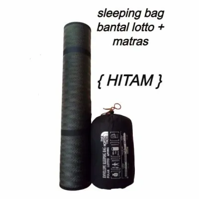 Paket hemat sleeping bag bantal + matras
