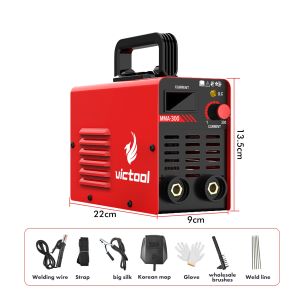 เครื่องเชื่อม MMA300 220V 3900W เครื่องเชื่อมไฟฟ้า ตู้เชื่อม ตู้เชื่อมไฟฟ้า สายเชื่อม ตู้เชื่อม ตู้เชื่อมอินเวอร์เตอร์ เครื่องเชื่อมไฟฟ้า หน้าจอแสดงผลแบบดิจิตอล LED พัดลมระบายความร้อนแบบไร้แปรงถ่าน