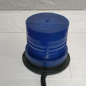 lampu led lampu rotari 2 mode biru 90 mata 12-24 volt