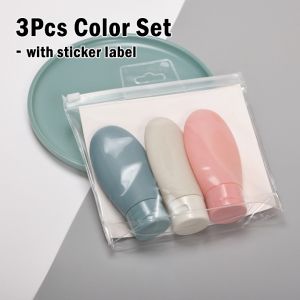 11pcs Travel Bottle Set | Portable Shampoo Cosmetics Refillable Bottles | Transparent Spray Empty Containers