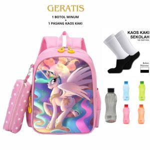 ARMELIA SHOP Desain Baru 3-in-1 Ransel Anak Unicorn Tahan Air Sekolah Siswa TK