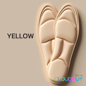 5D Memory Foam Orthopedic Sports Insoles for Women Shoes Flat Feet Arch Support Massage