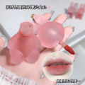 Gege Bear Lip Gloss Cute Rabbit Keychain Lip Glaze Velvet Lip Mud Long Lasting Matte Waterproof Whitening Non Fading Non Stick Cup Lipstick Makeup. 