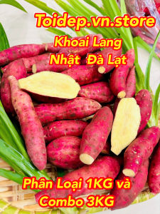 (Ship toàn quốc) Khoai Lang Nhật Đà Lạt Ruột Vàng Thơm Ngon Dẻo Ngọtnhiều dinh dưỡng và khoán chấttốt cho sức khỏehỗ trợ ăn ăn kiênggiảm cân