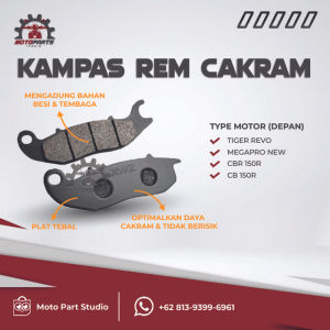 KAMPAS REM DEPAN TIGER REVO MEGAPRO NEW MONOSHOCK CBR 150R CB150R XWZ