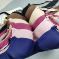 Plus Size Wireless Women Bra Cup C/D (#46-52) Soft Cotton Thin Sponge High Durable Strectable Inner (Tessa #2138). 