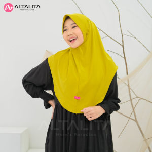 Altalita - Hijab Instan Qanita Penguin Ukuran L Kerudung Bergo Hamidah Instan pet Tebal Bahan Jersey Premium Jilbab Sport Instant Menutup Dada Cocok Untuk Sekolah Olahraga Volly Futsal Senam dan Sehari-Hari