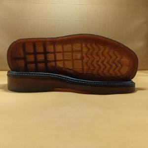 Sol Sepatu Outsole Pantofel Karet Transparan Pria Cowok PVC Coklat Kaca 233 size 38-43