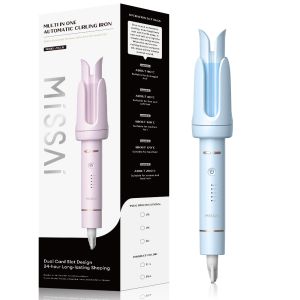 เครื่องม้วนผม 32mm อัตโนมัติ 5 ระดับความร้อน 90-200°C เทคโนโลยีเซรามิกไอออนลบ ป้องกันผมเสีย ปิดอัตโนมัติเมื่อร้อนเกิน