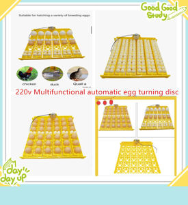 【❤Fast Dliver❤】]36/156 Eggs Incubator Automatic Turner Tray Bracket with Motor220V