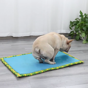 Dog Cooling Mat Comfortable Summer Sleeping Pad Machine Washable Pet Mattress for Cats Crate Bed for Small Medium Pets
