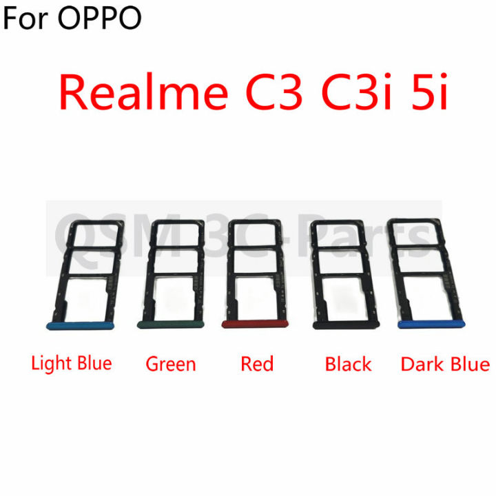 สำหรับ OPPO Realme C3 C3i ซิมช่องเสียบบัตร5i ถาดวางอะไหล่ซ่อม | Lazada ...