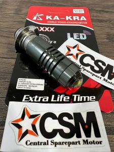 Lampu LED H6 LASER Hi Lo Beam 2 Warna AC DC Bebek Matic Ka-kra Universal