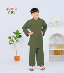 KOKO DAN CELANA SET ANAK LENGAN PANJANG GYNURA BY RAGGAKIDS KATUN POLYMICRO IMPORT