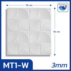 Wallpaper 3D FOAM / Wallpaper Dinding 3D Motif Foam Batik Bunga More High Quality / Wallfoam 3D