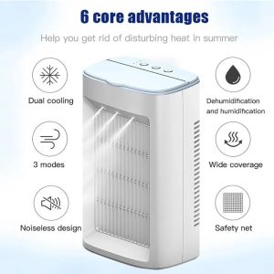KIPAS ANGIN PORTABLE DINGIN Air Cooler Mini Pendingin Portable USB Praktis Hemat Energi Mudah dibawa Kipas Cooler 200ml AIR COOLER FAN / ARCTIC AIR COOLER