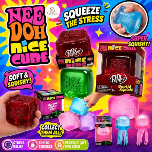 CuddleCove NeeDoh Nice Cube Squishy Toy Slow Rebound Soft Stress-Relief Sensory Squeeze Toy for Kid
