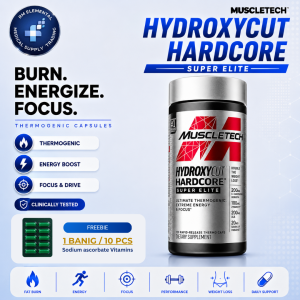 MuscleTech Hydroxycut Hardcore (Elite / Super Elite) - Thermogenic Energy Supplement (120 Caps)