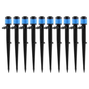 10pcs Watering Nozzles for Garden Sprinkler System 360 Degree Rotating Spray for Vegetables and Flower Gardens