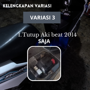 Tutup aki akrilik beat fi stater kasar 2013-2014 bening transparan Plus Lampu