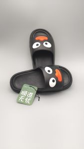 Free Shipping Summer Home EVA Slippers Thick-Soled Couple Style DIY Cartoon Slippers Simple And Non-Slip With A Comfortable Solid Feel