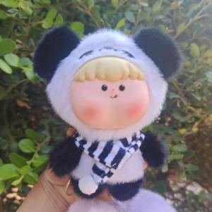 Salime Cute Cartoon Animal Fruit Cub Lilith Plush Doll Keychain Backpack Hangings Ornaments Gifts