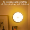 Stick Tap Push Lamp Night Light USB ชาร์จ Stick-on Push Light ไร้สายตู้เคาน์เตอร์ LED. 