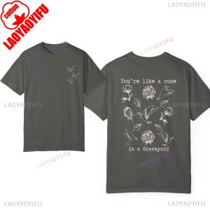 [Local Stock] HBESTY  Dramione Manacled Cotton T-shirt Wizard School Vintage Fanfiction Booktok Bookish Merch Dark Academia Clothing Gift for Readers