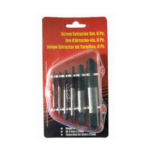 【Dikirim dlm 24jam】6 Pcs Broken Screw Extractor Set Tekiro Extractor Baut Screw Extractor Mollar