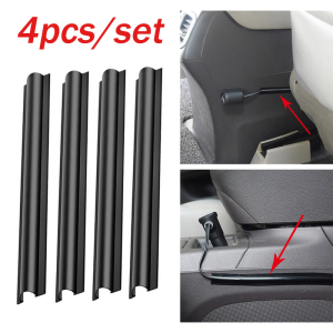4PCS Car Wire Cover Protector Interior Cable Line Sleeve Universal Black Hidden Wires Clips Organizer Clamp Auto Accessories