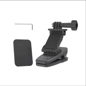 Sunnylife กระเป๋าเป้สะพายหลังกล้องแอคชั่นแคมเมราอเนกประสงค์แบบคลิปยืดได้พับได้ที่หนีบแม่เหล็กฐานสำหรับ DJI Osmo Nano/360/Action 5 Pro 4 3/X5 Insta360/X4/X3/ไปอัลตร้า/Go 3S /Ace Pro 2/Gopro/ โทรศัพท์